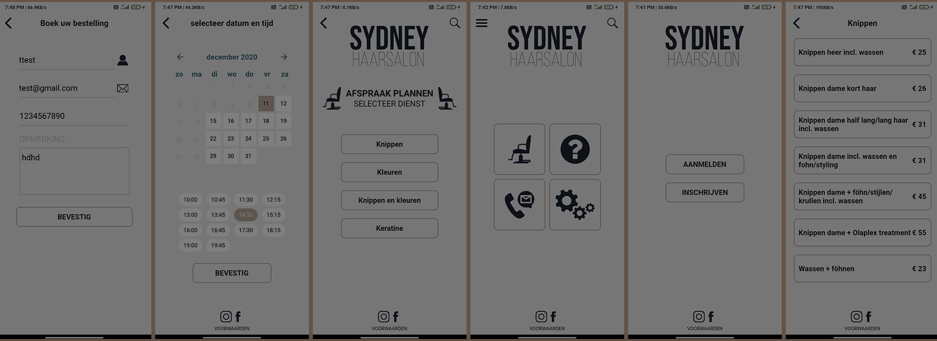 Salon Booking App